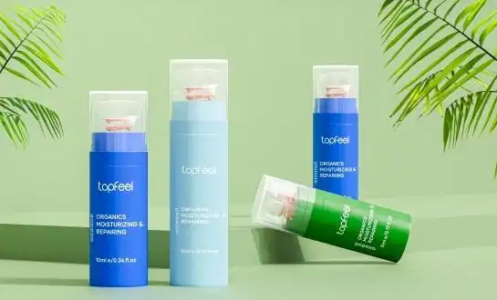 What materials are commonly used for airless bottles?